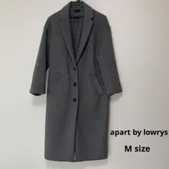 【美品】apart by lowrys チェスターコート　M グレーのサムネイル