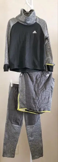 adidas 裏起毛ピステ3点セット 160