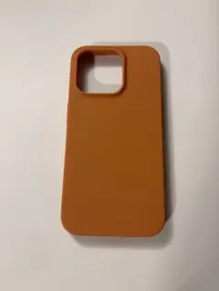 無印良品 iPhone 15 Pro用 オレンジ色ケース