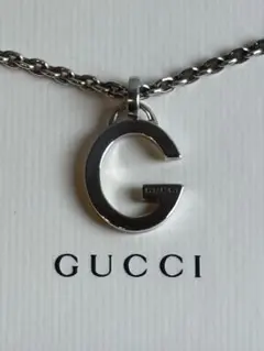 GUCCI Gロゴ ネックレス シルバーのサムネイル