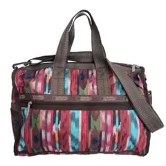 LeSportsac レスポートサック 2way ボストンバック ショルダー 赤