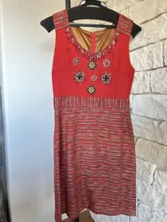 ツイードノースリーブワンピース　chesty