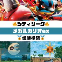 ポケモンカード　メガルカリオexデッキ　大会優勝構築　シティーリーグ優勝構築