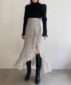 【00サイズ】snidelフリルアシメスカショーパン 美品　オンライン限定サイズ