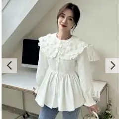 birthdaybash LILIY FLOWER FRILL LS TOPS