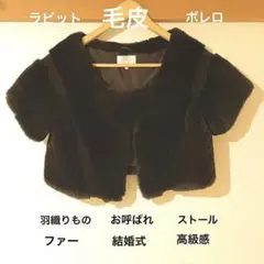 結婚式　ボレロ　毛皮　ケープ　Designworksのサムネイル