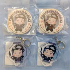 わんぱく！刀剣乱舞 くじ 日本号 缶バッジ アクリルキーホルダー セット