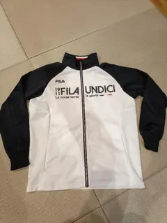 FILA ジャージ M ホワイト/ネイビー