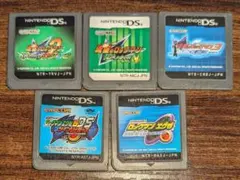 DS ロックマンシリーズ ゲームソフト5本セット まとめ売り ソフトのみ