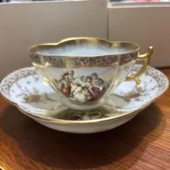 【未使用品】OHASHI 大橋陶器 ビンテージ　 ティーカップ＆ソーサー　薔薇 未使用品】OHASHI 大橋陶器 ビンテージ ティーカップ＆ソーサー 薔薇