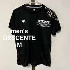 メンズ　半袖　Tシャツ　黒　M デサント　スポーツ