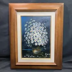 荒井慧「さくら」油彩 F4 額装 春 桜 油絵 油画 絵画 D - メルカリ
