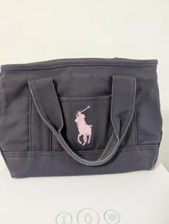 Ralph Lauren キャンバス トートバッグ ブラック