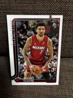 NBA 2025 topps KEL'EL WARE MIAMI HEAT
