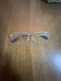 JINS リムレスメガネ　メタルフレーム　度なし