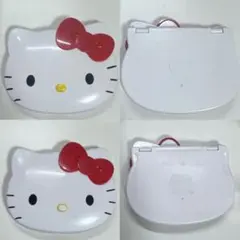 サンリオ　キティ　フェイス型ミラー&コームセット　コームなし
