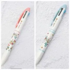 水森亜土 3色ボールペン ピンク ブルー ２点セット