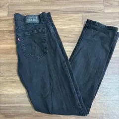 ⑦ Levi's 511 ブラック　リーバイス　デニム　パンツ　W32L32