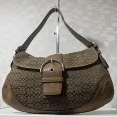 Y2K❤️ COACH SOHO ミニシグネチャー ワンショルダーバッグ - メルカリ