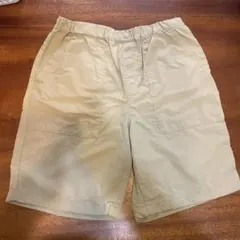 ユニクロ　キッズ　ハーフパンツ 160 ベージュ