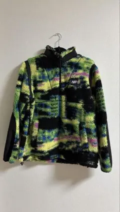 x-girlカラフルフリースジャケット ハーフジップ