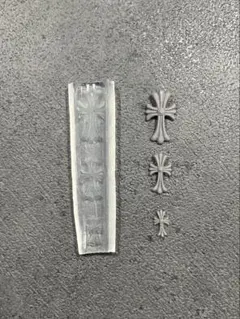 シリコンモールド クロス型 クロムパーツ クロムモールド