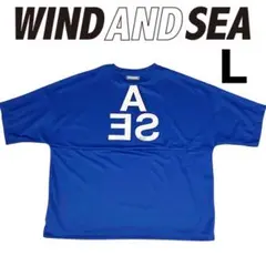 WIND AND SEA Tシャツ ブルー L