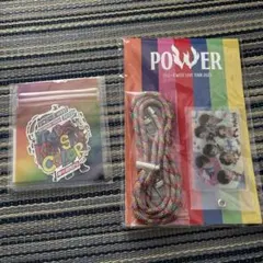 ジャニーズWEST POWER ストラップ とべかんステッカーセット