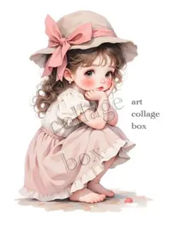 26103 おすそ分けファイル　人物ステッカー　男の子　コラージュ素材