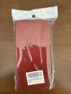 手帳型スマートフォンケース レッドAQUOS R7