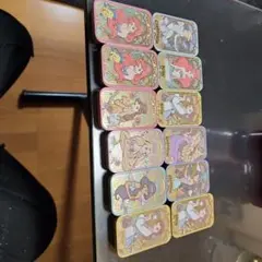 ディズニープリンセス空き缶12個セット