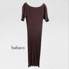 babaco ババコ ロングワンピース ブラック 2025年最新】babaco ロングワンピースの人気アイテム - メルカリ