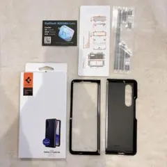 匿名配送✨Spigen Galaxy Z Fold3 ケース 1.8ミリブラックのサムネイル