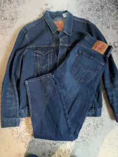 デニム セットアップ