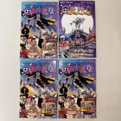 初版 帯付き ワンピース 101巻 3冊+103巻 1冊　計4冊セット