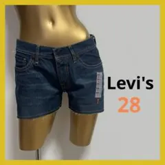 【5442】Levi's ショートパンツ 28 ネイビーのサムネイル