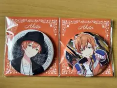 プロセカ　東雲彰人　はぴこれ　バースデー　箔押し缶バッジ2点セット