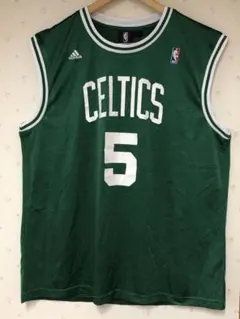 NBA　セルティックス　アディダス　ガーネット　ユニフォーム　ゲームシャツ　XL NBA セルティックス アディダス ガーネット ユニフォーム ゲーム