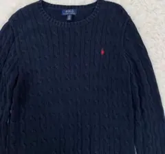 POLO RALPH LAUREN ケーブルニット ネイビーのサムネイル