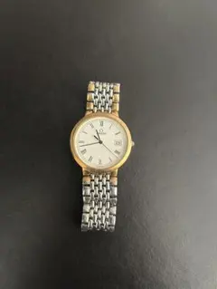 オメガ アナログ腕時計 ゴールド/シルバー