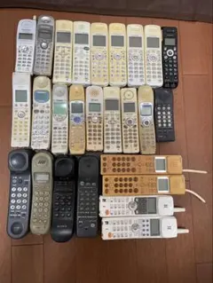コードレス子機 まとめて26本パナソニックシャープパイオニアなどいろいろ