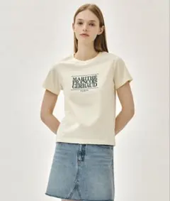 MARITHÉ FRANÇOIS GIRBAUD Tシャツ クリーム M マリテのサムネイル