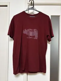 岩波書店　サイ Tシャツ 半袖 ボルドー