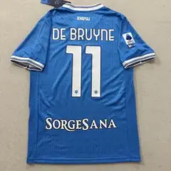 25-26 ナポリ ホーム ユニフォーム 11番 DE BRUYNE Lサイズ