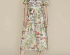 Grace class グレースクラス リップストップ プリント スカート