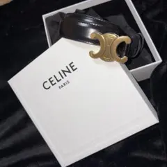 極美品　CELINE トリオンフ　白マカダム柄　ホースキャリッジ　ベルト　70 2025年最新】セリーヌ ベルト 70の人気アイテム - メルカリ