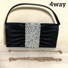 4way パーティバッグ　クラッチ　ショルダー