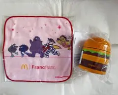 マクドナルド福袋2026 ビッグマックスープジャー ハンドタオル ピンク