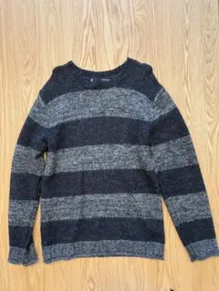 【値下げ】nano universe ストライプニットセーター