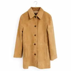 407◇BANANA REPUBLIC 本革スエードコート（XS）